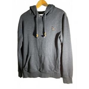 Tentree Blue Organic Hoodie with Alpaca Small